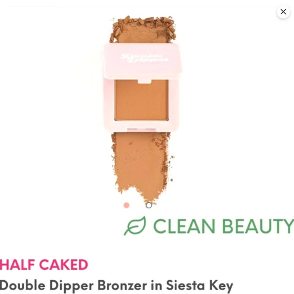 5 for $25 💙HALF CAKED Double Dipper Bronzer in Siesta Key Mini